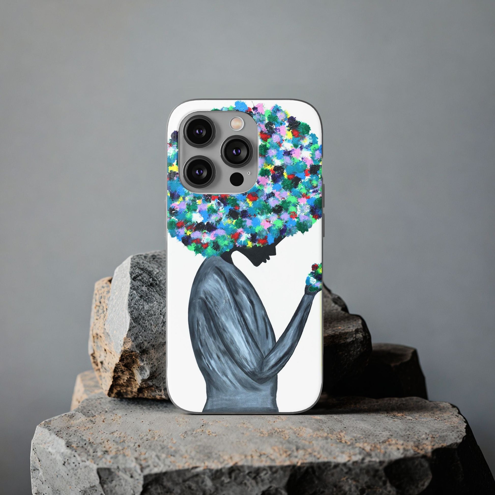 Phone Case - Flowers In The Hair - Phone Case BY Albert Levi Art