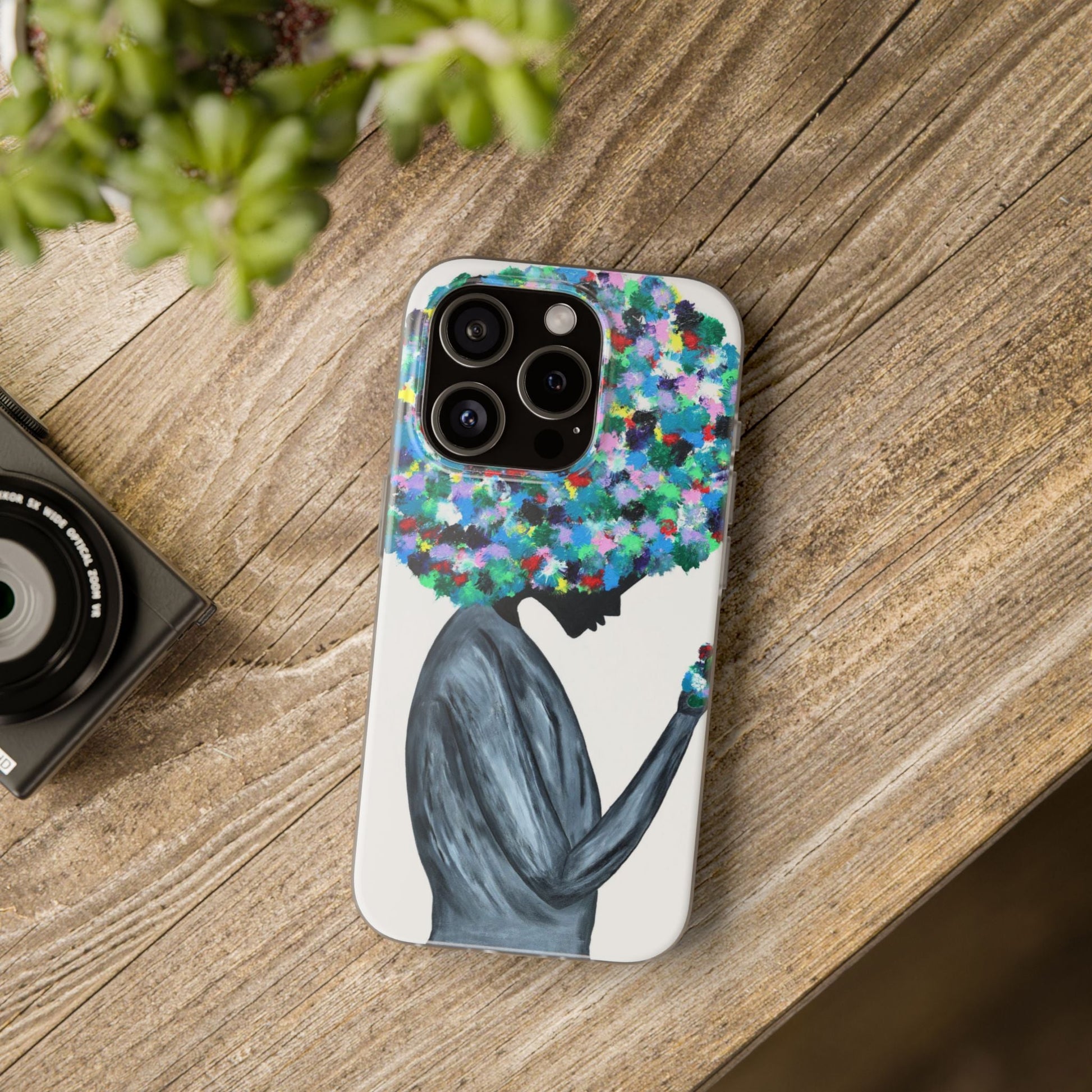Phone Case - Flowers In The Hair - Phone Case BY Albert Levi Art