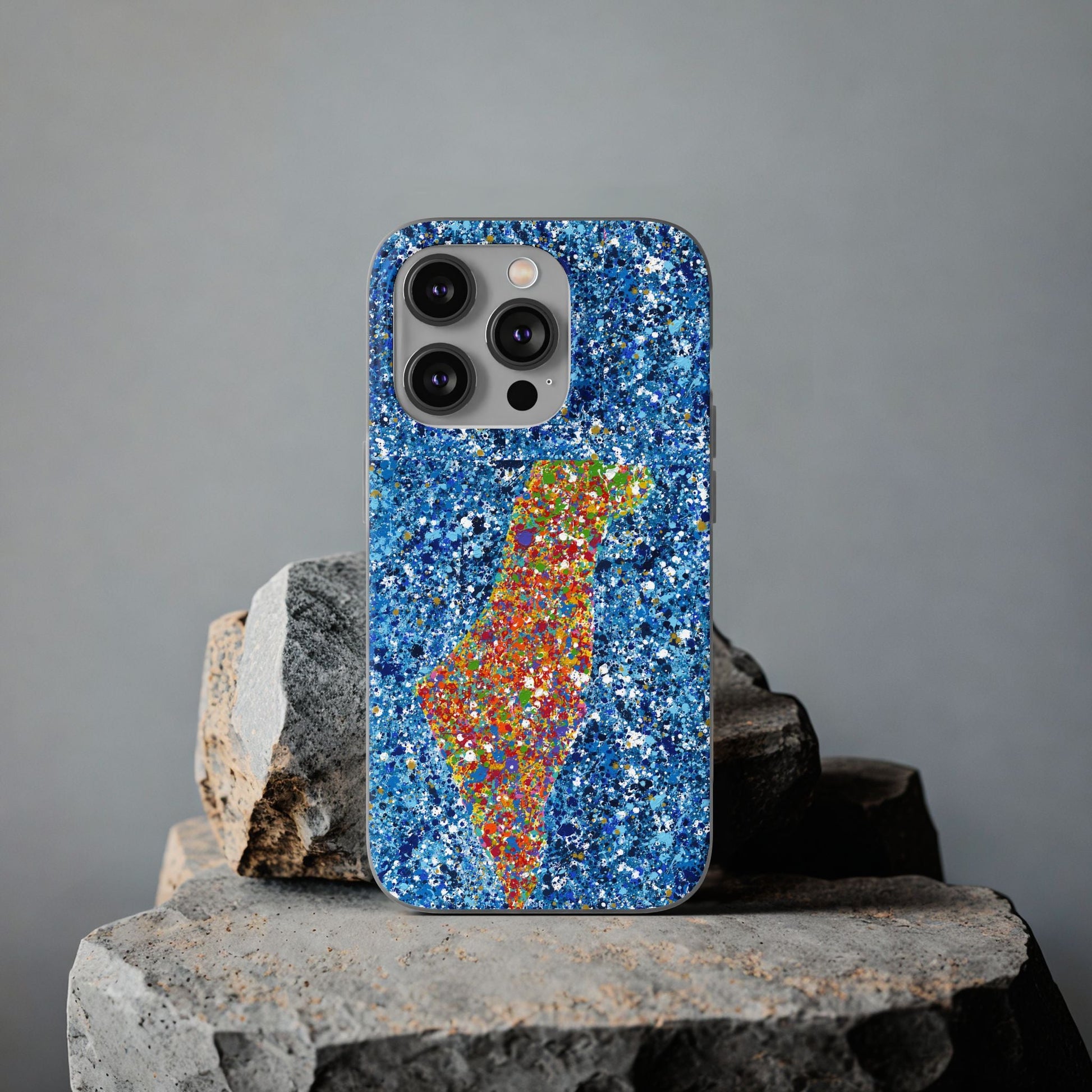 Colorful Phone Case: "phone case - map of israel" by Albert Levi Art
