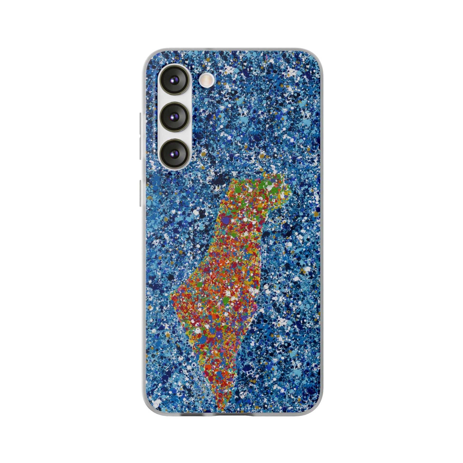 Colorful Phone Case: "phone case - map of israel" by Albert Levi Art