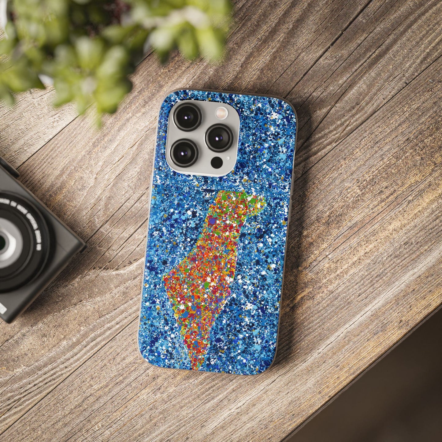 Colorful Phone Case: "phone case - map of israel" by Albert Levi Art