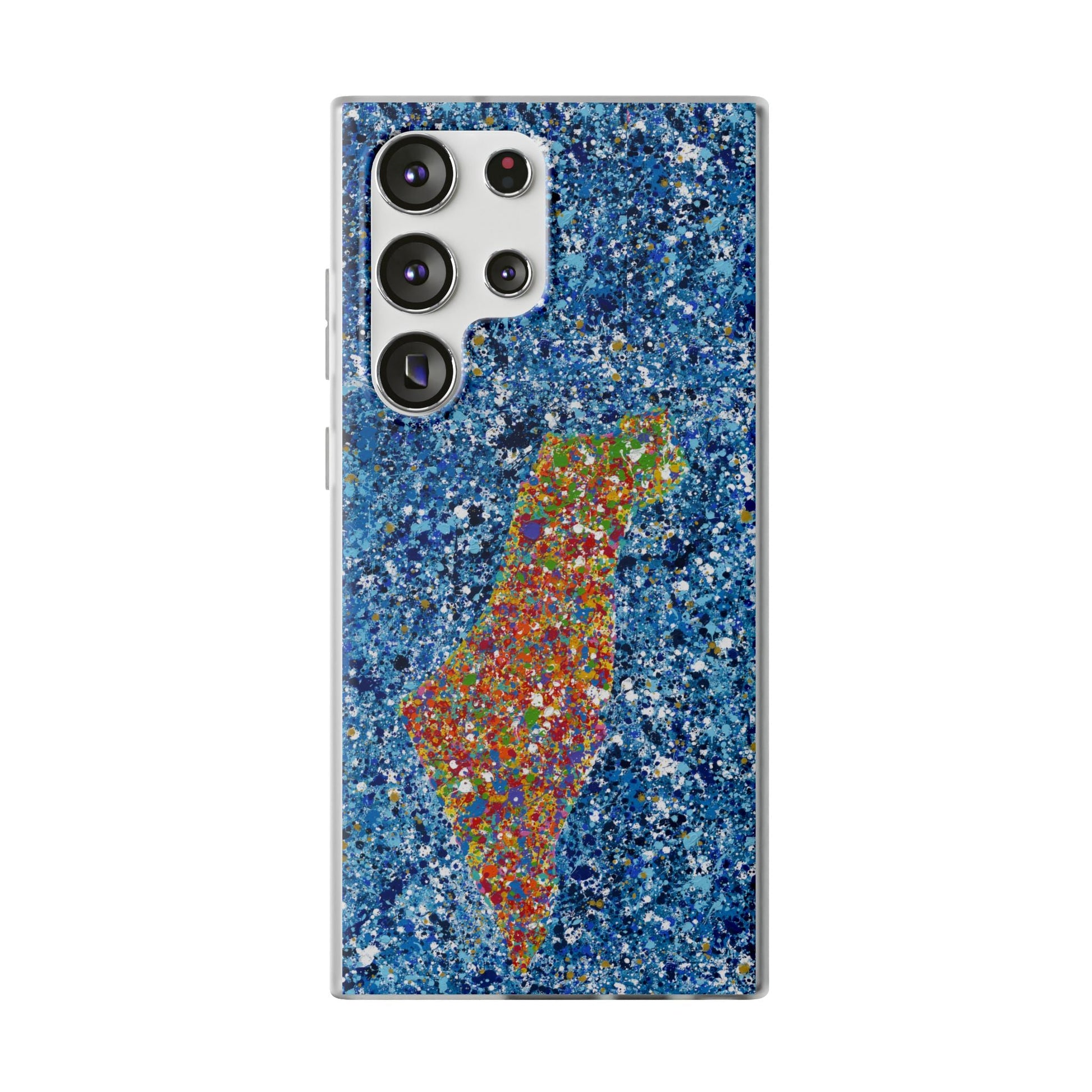 Colorful Phone Case: "phone case - map of israel" by Albert Levi Art
