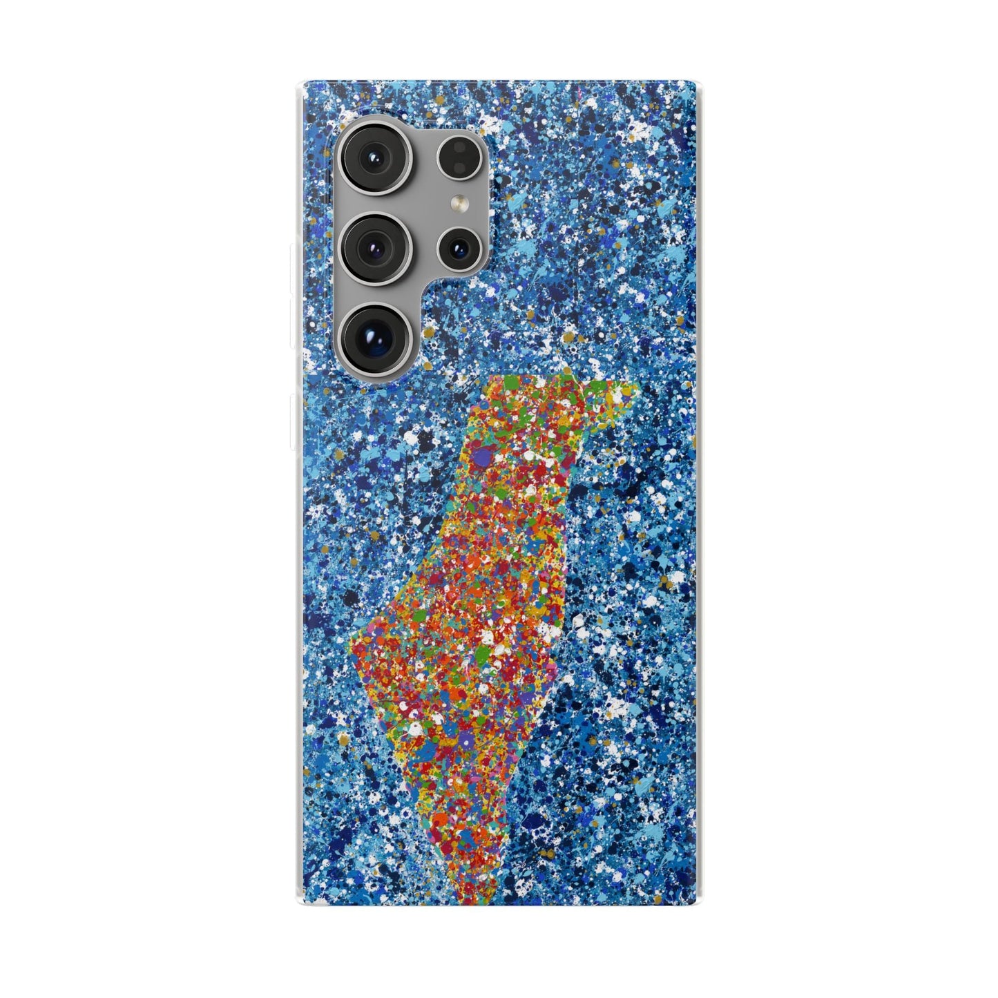 Colorful Phone Case: "phone case - map of israel" by Albert Levi Art