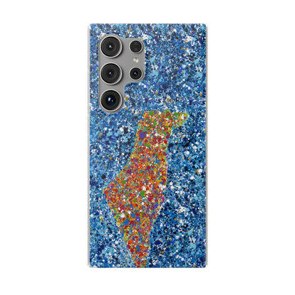 Colorful Phone Case: "phone case - map of israel" by Albert Levi Art