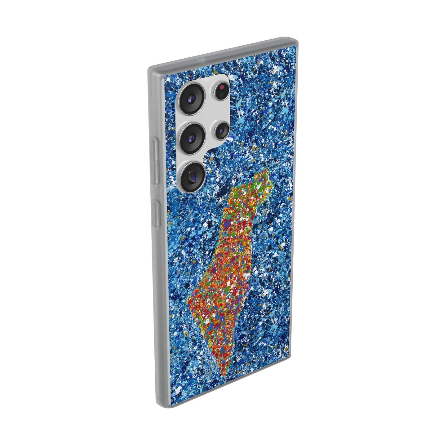 Colorful Phone Case: "phone case - map of israel" by Albert Levi Art