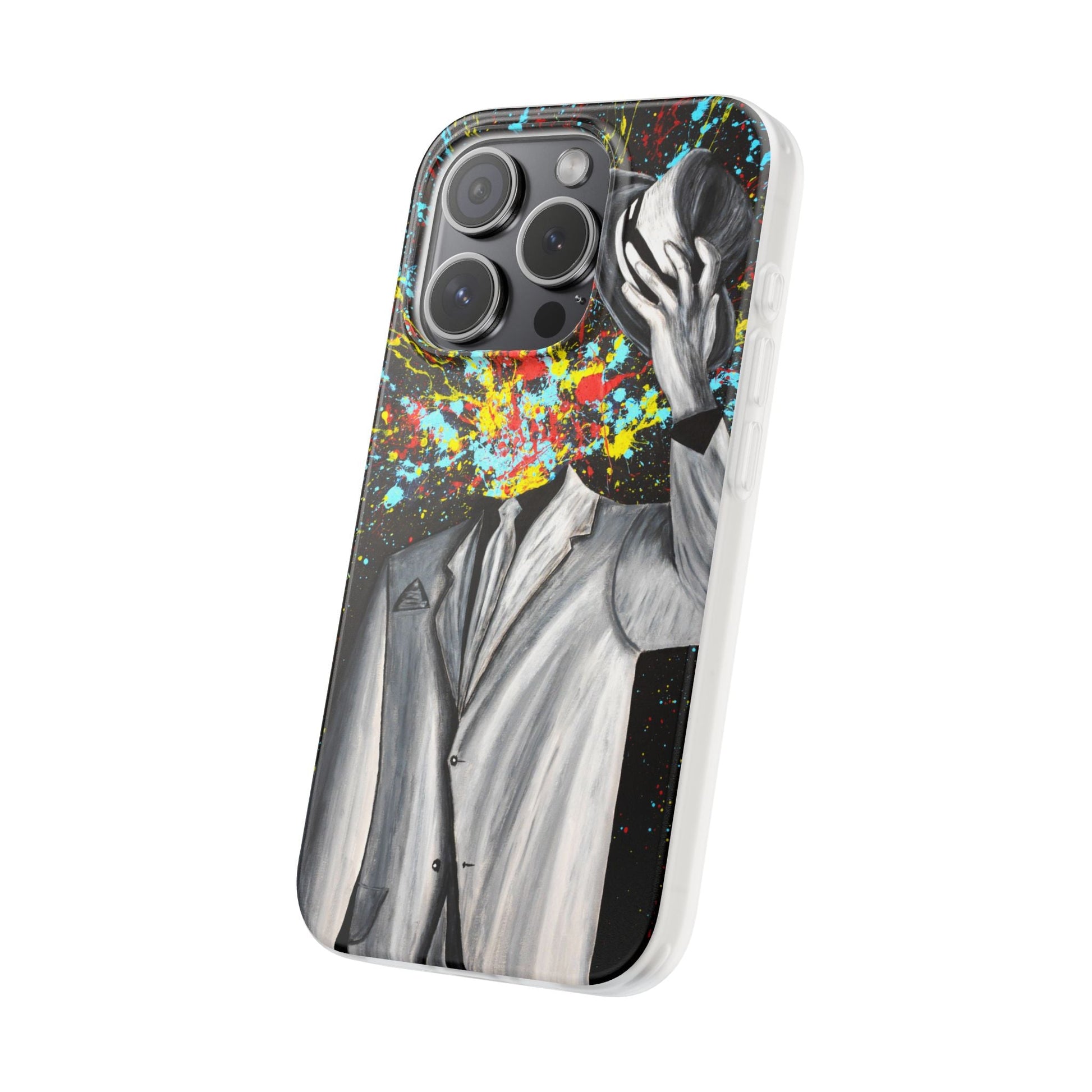 Phone Case - My Head Exploded - Phone Case BY Albert Levi Art