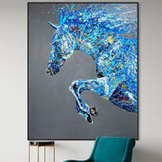 Powerfull Stride - Canvas BY Albert Levi Art