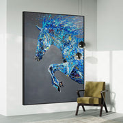 Powerfull Stride - Canvas BY Albert Levi Art