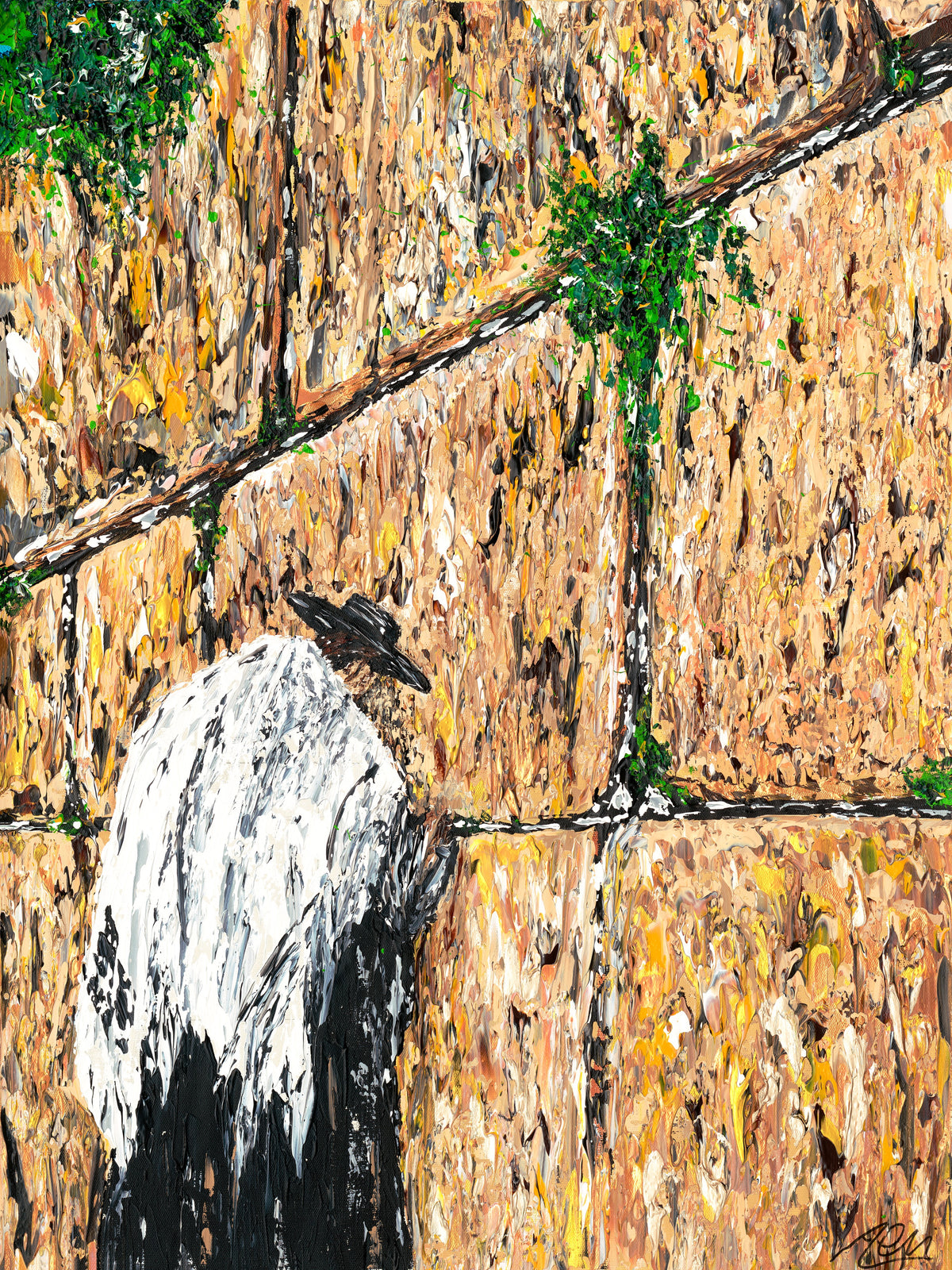 Prayers at the Western Wall original painting by Albert Levi