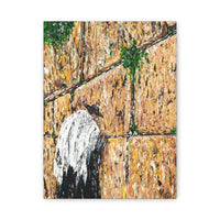 Prayers at the Western Wall stretched canvas print by Albert Levi