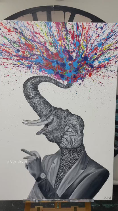ORIGINAL ARTWORK - Bursting power