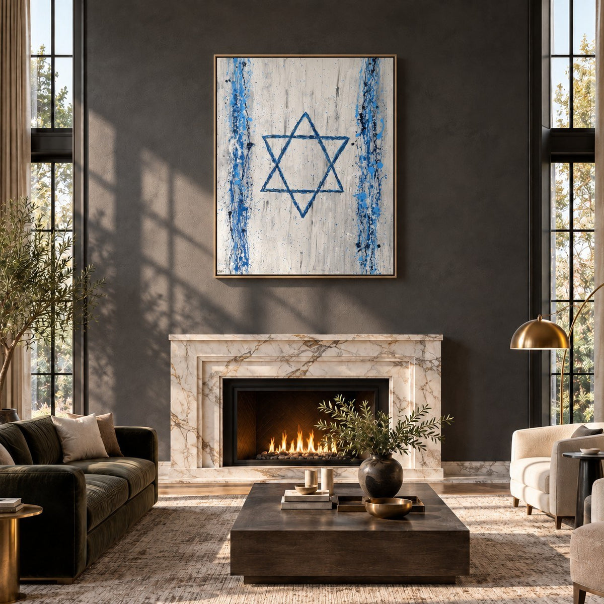 Proud Of Us canvas wall art room mockup