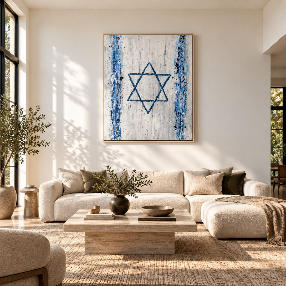 Proud Of Us canvas wall art room mockup