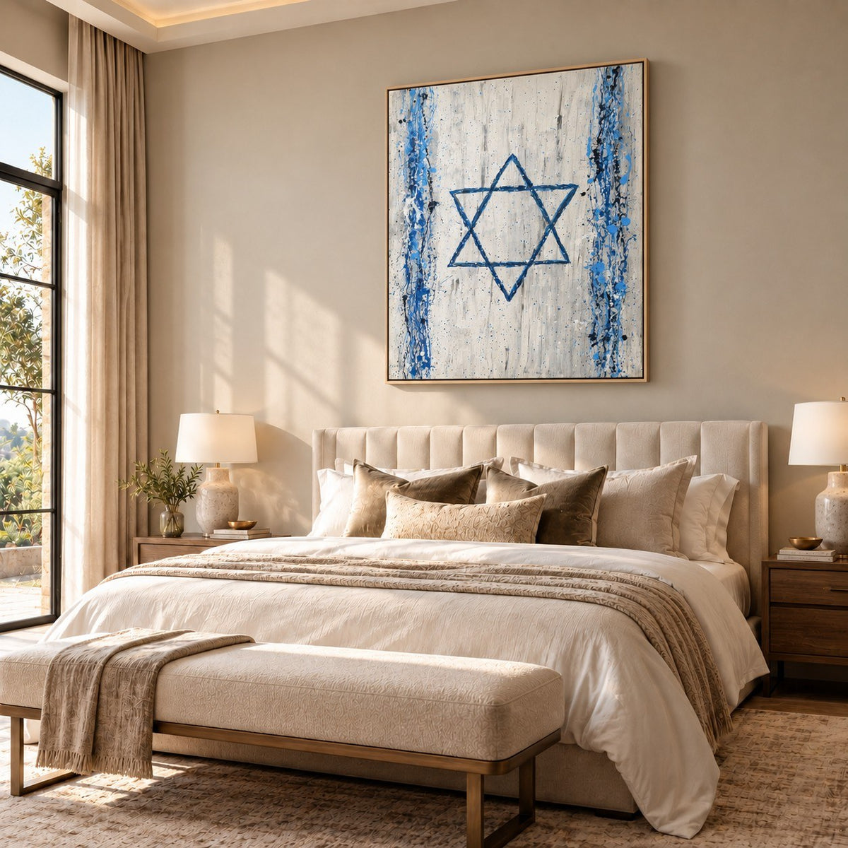 Proud Of Us canvas wall art room mockup