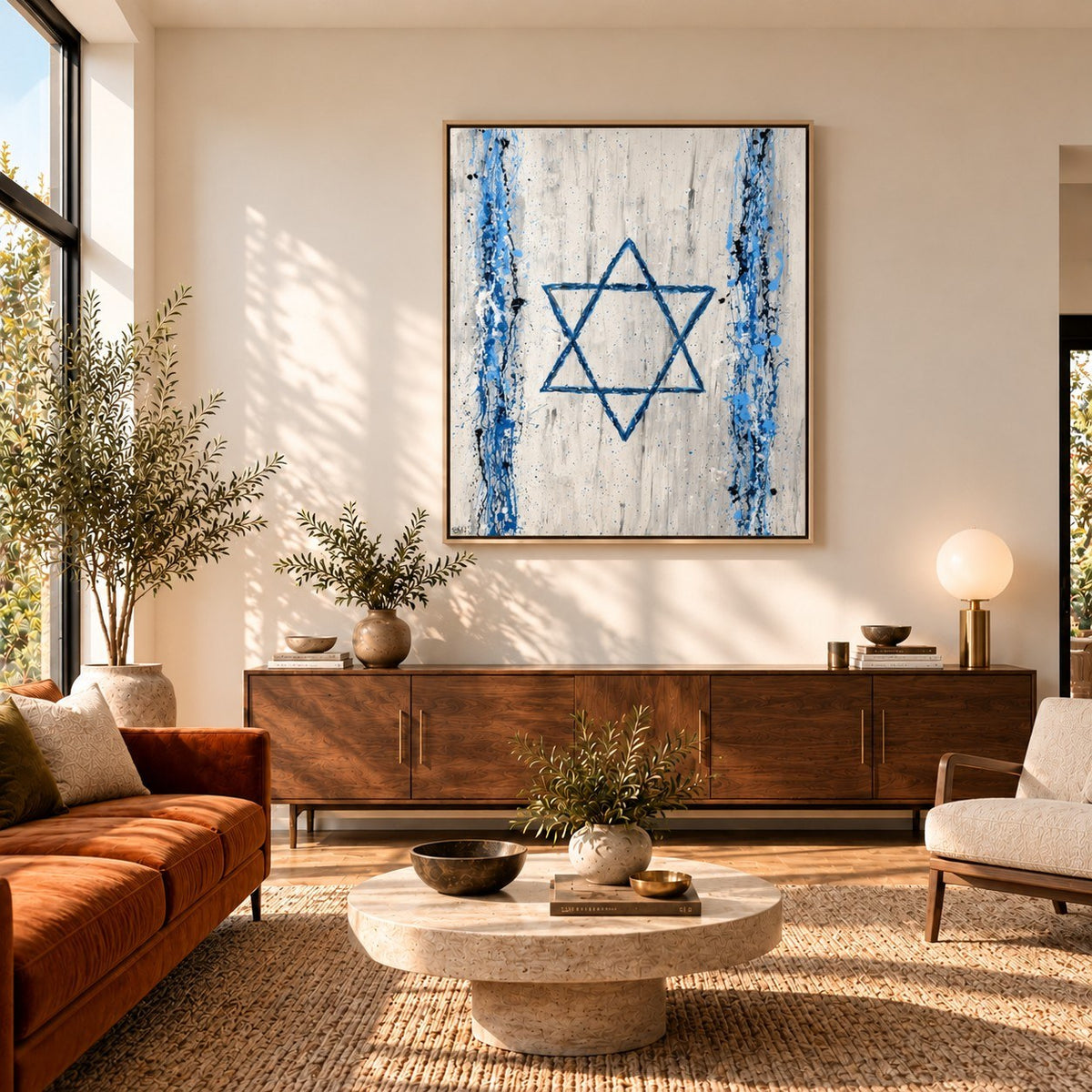 Proud Of Us canvas wall art room mockup