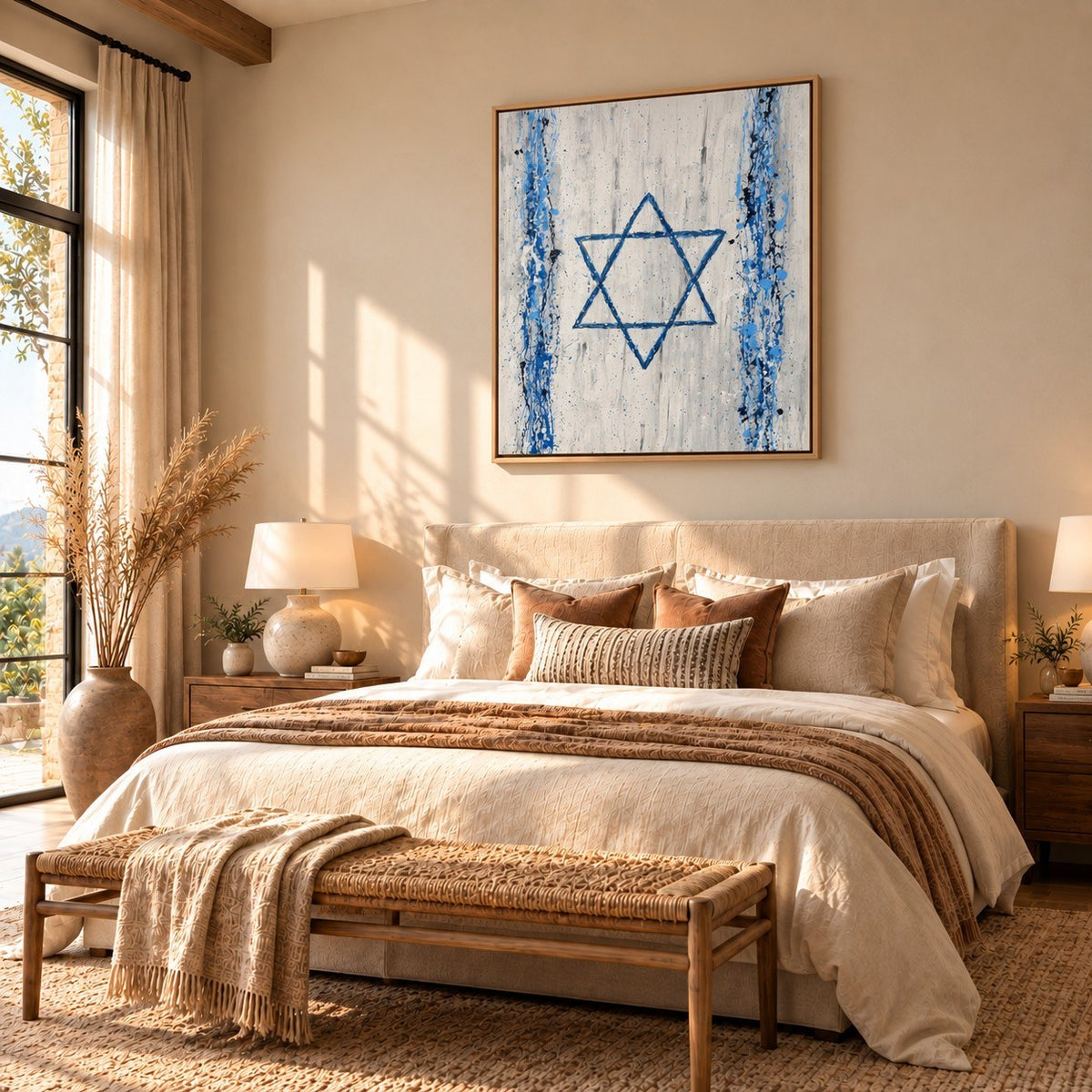 Proud Of Us canvas wall art room mockup
