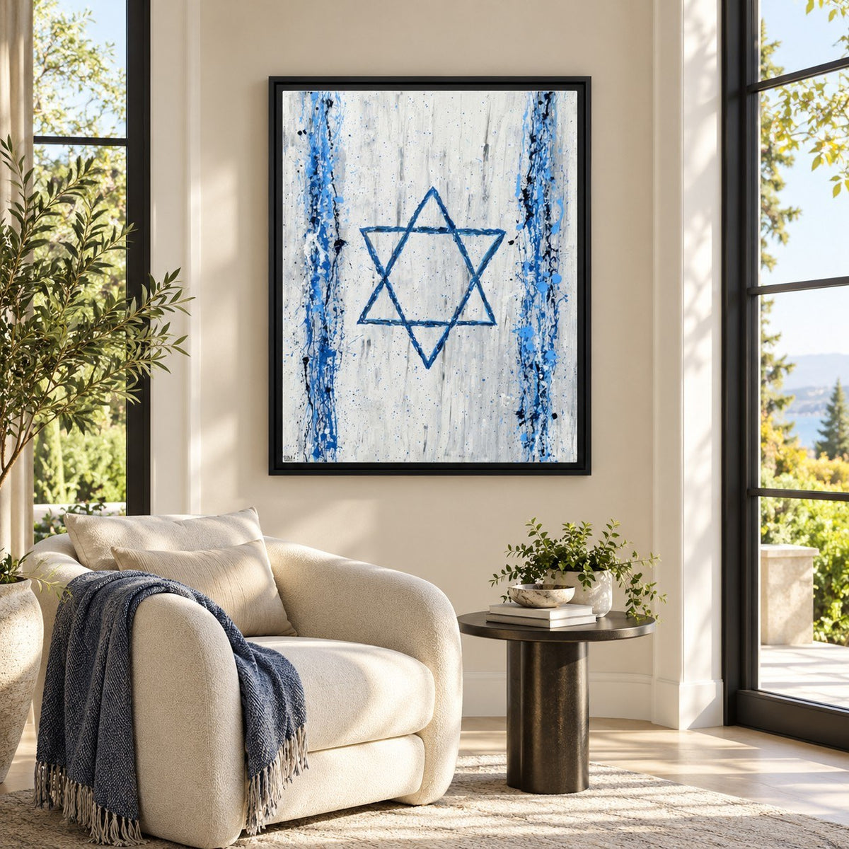 Proud Of Us canvas wall art room mockup