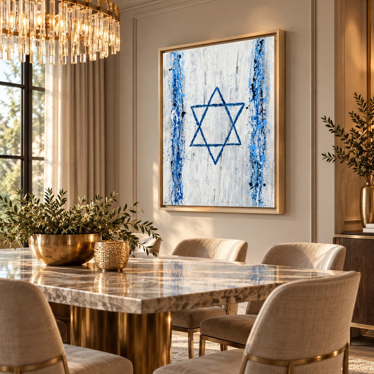 Proud Of Us canvas wall art room mockup