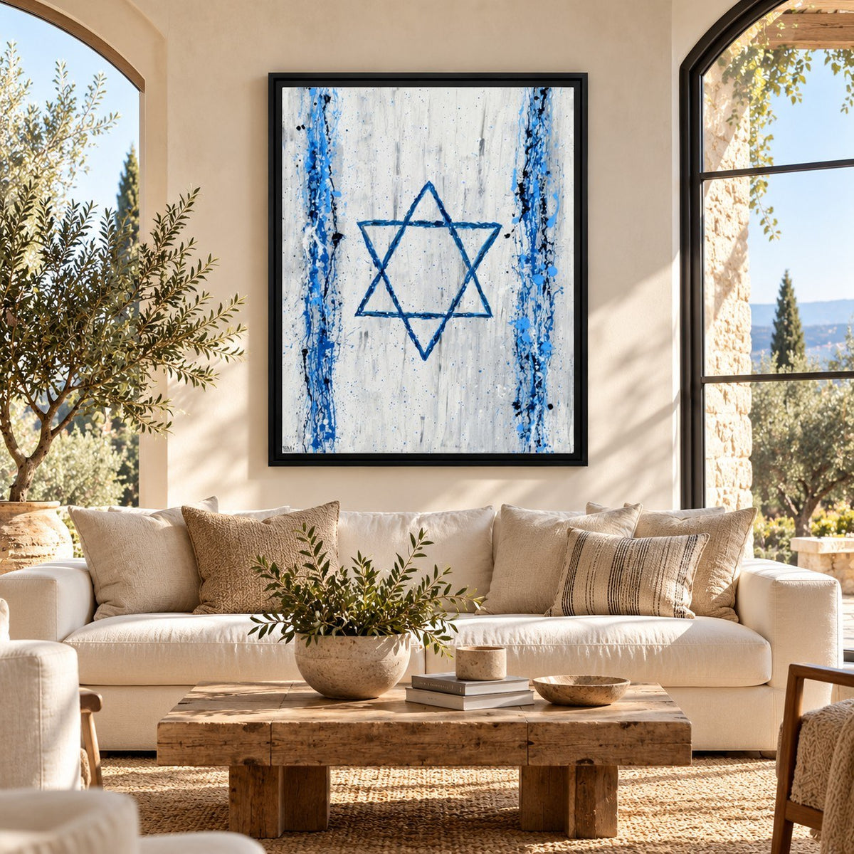 Proud Of Us canvas wall art room mockup