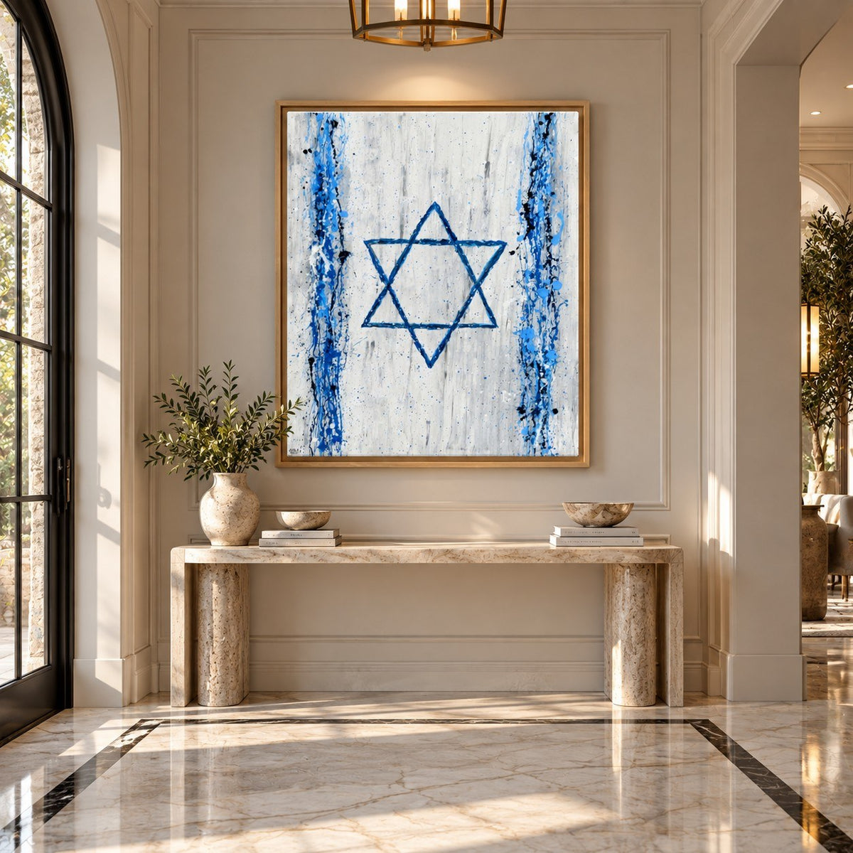 Proud Of Us canvas wall art room mockup