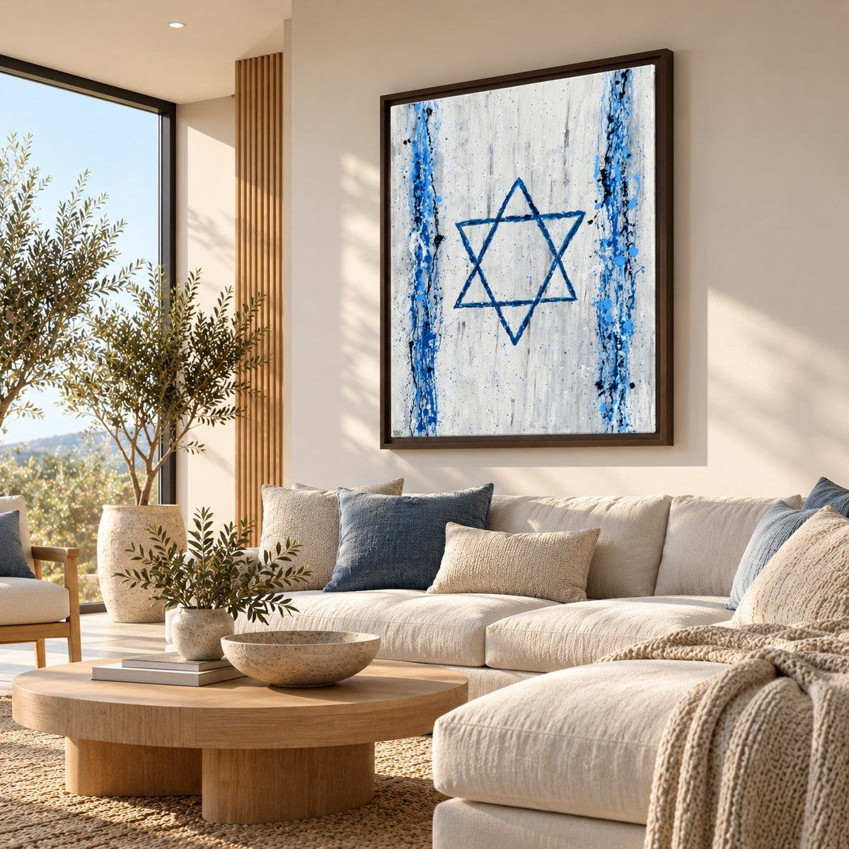 Proud Of Us canvas wall art room mockup