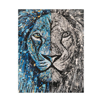 Puzzle - Blue & white intensity - Puzzle BY Albert Levi Art