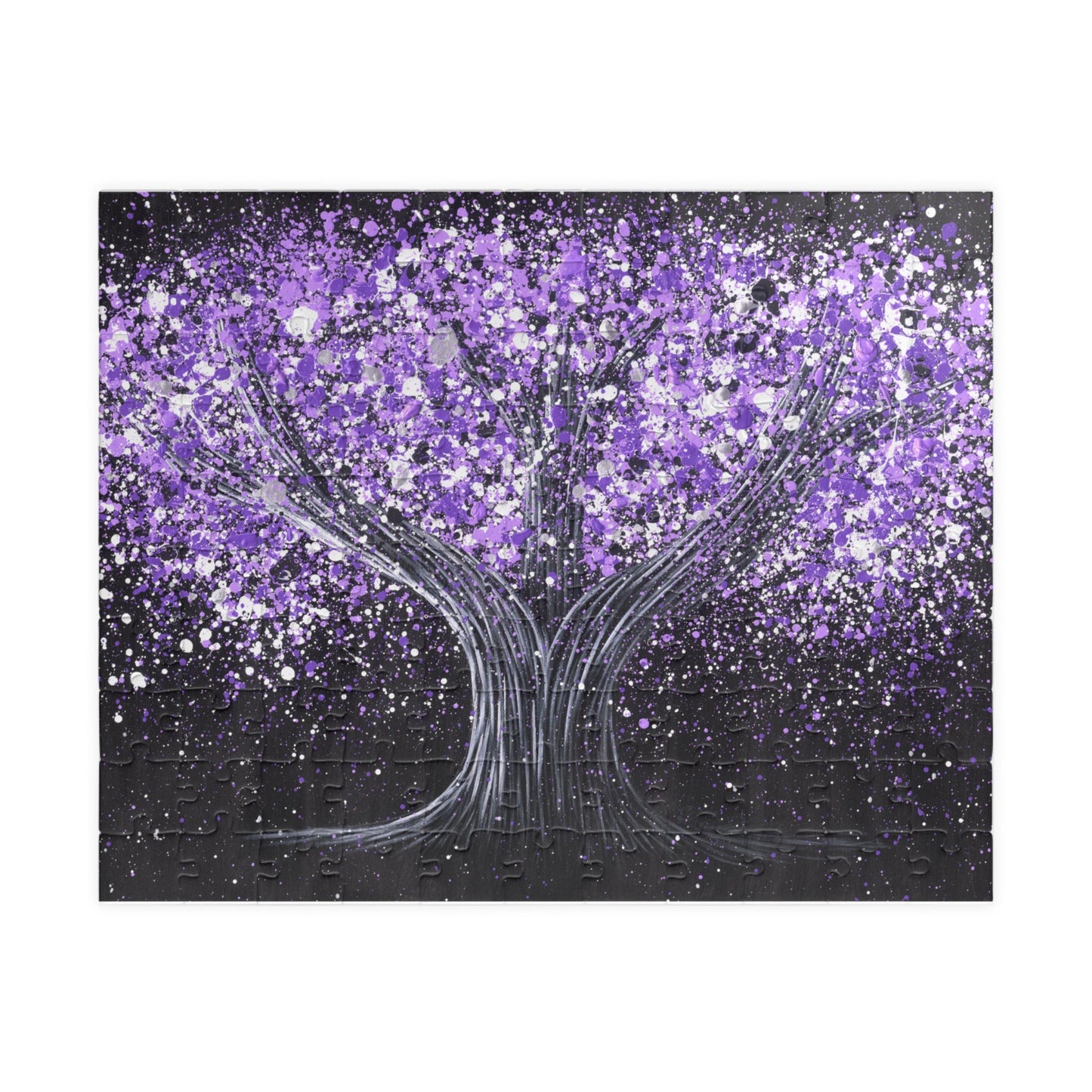 Puzzle - Calm Purple - Puzzle BY Albert Levi Art