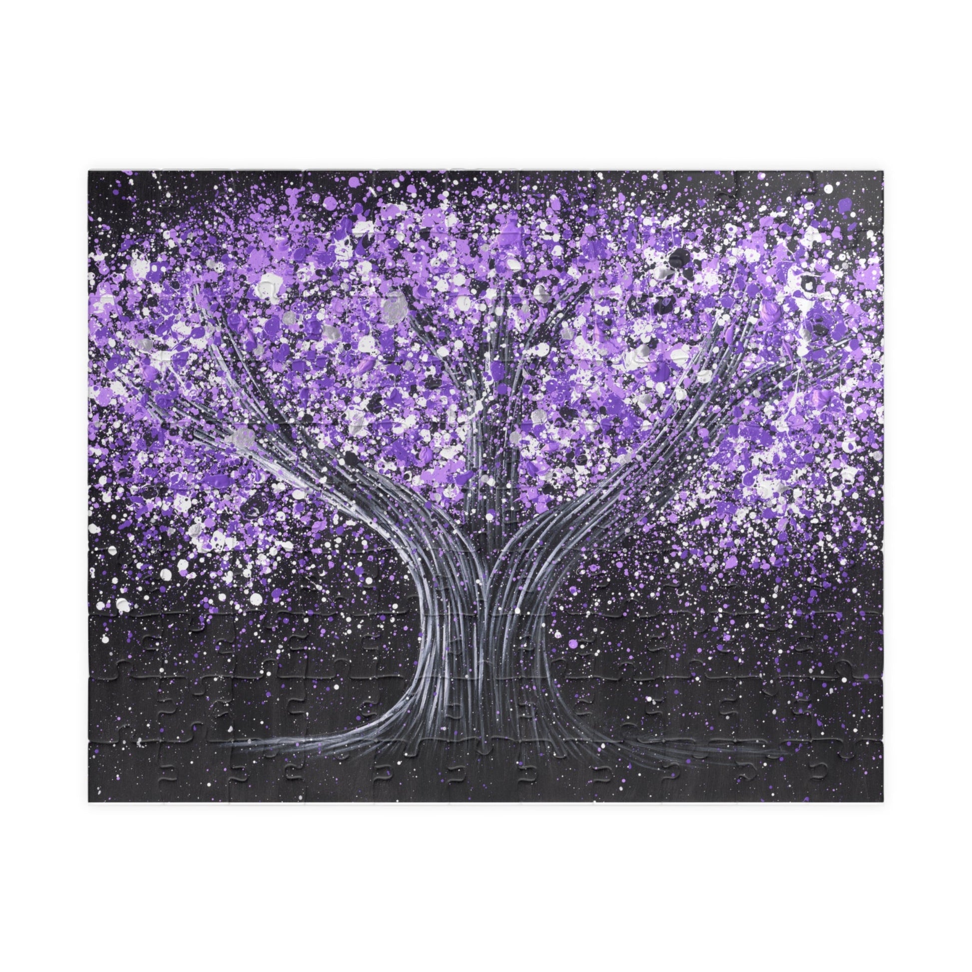 Puzzle - Calm Purple - Puzzle BY Albert Levi Art