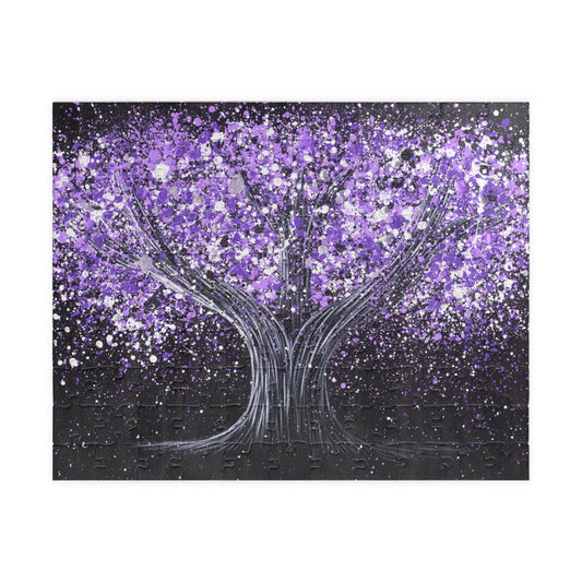 Puzzle - Calm Purple - Puzzle BY Albert Levi Art