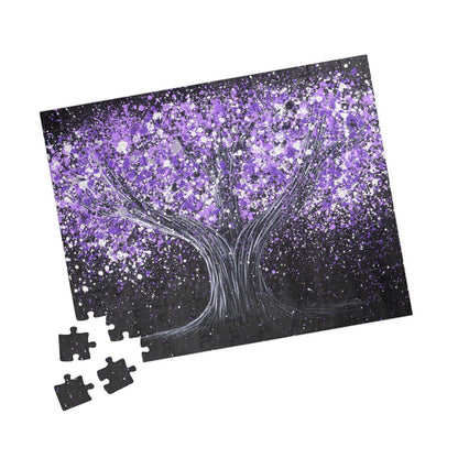 Puzzle - Calm Purple - Puzzle BY Albert Levi Art