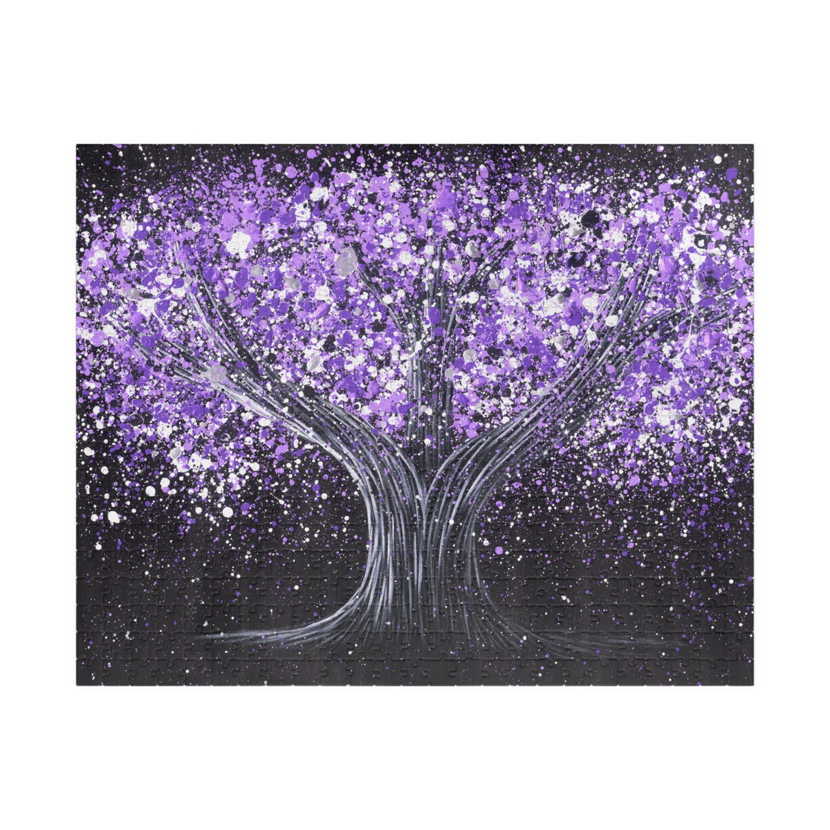 Puzzle - Calm Purple - Puzzle BY Albert Levi Art