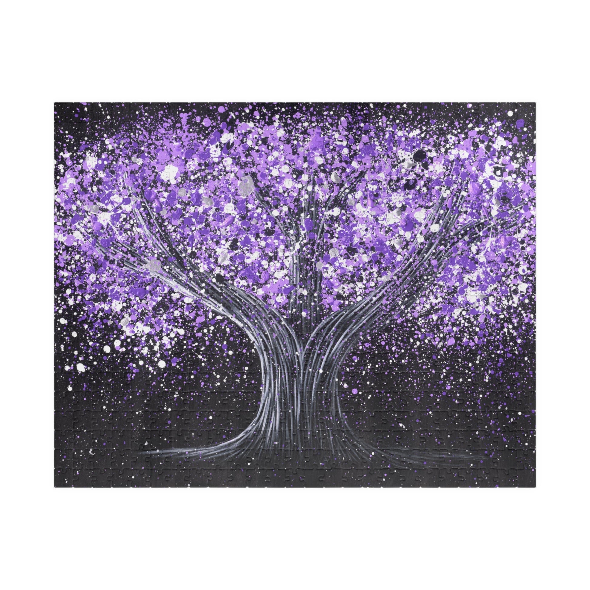 Puzzle - Calm Purple - Puzzle BY Albert Levi Art