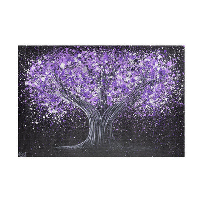 Puzzle - Calm Purple - Puzzle BY Albert Levi Art