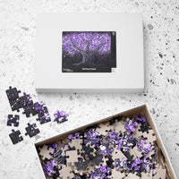 Puzzle - Calm Purple - Puzzle BY Albert Levi Art