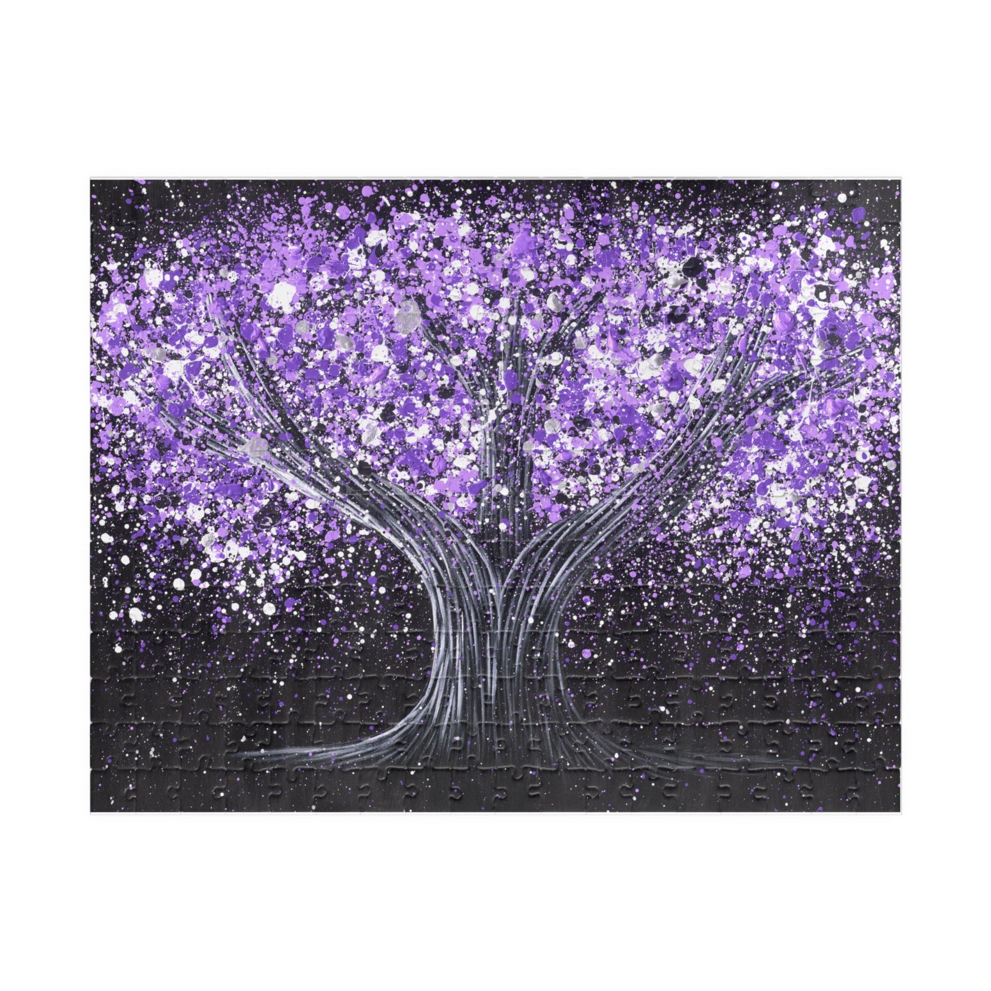 Puzzle - Calm Purple - Puzzle BY Albert Levi Art