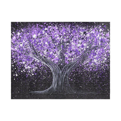 Puzzle - Calm Purple - Puzzle BY Albert Levi Art