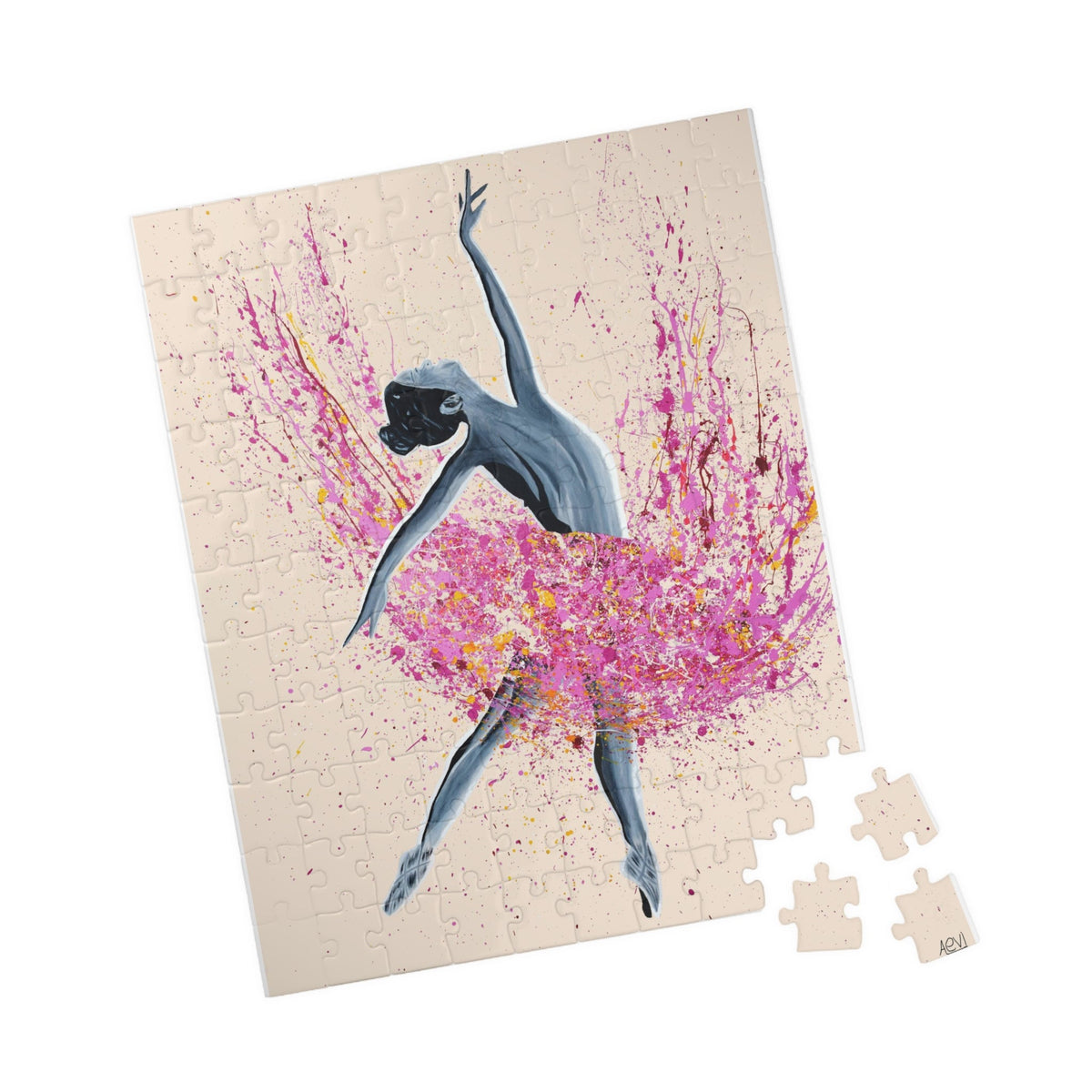 Puzzle - Elegance In Motion - Puzzle BY Albert Levi Art