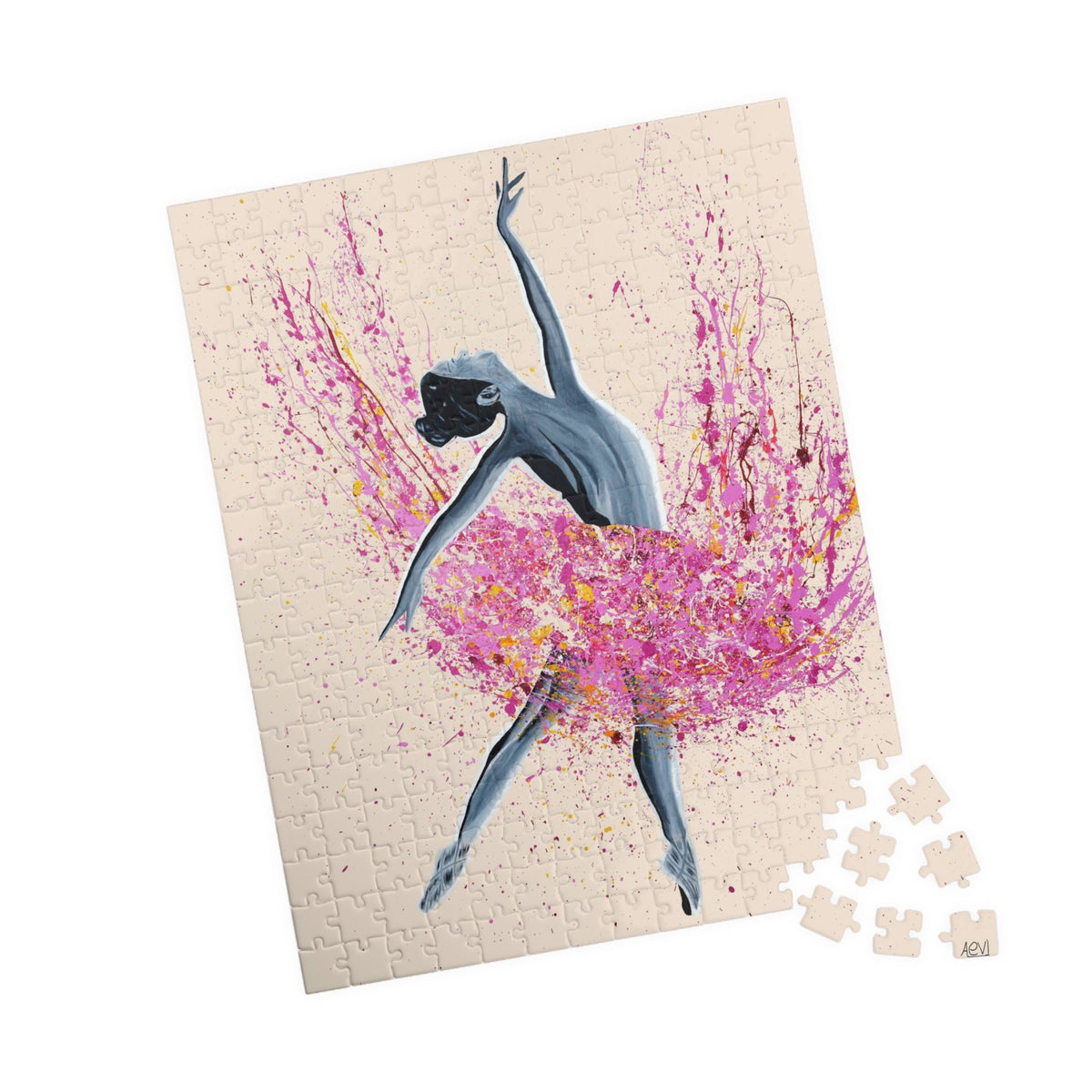Puzzle - Elegance In Motion - Puzzle BY Albert Levi Art