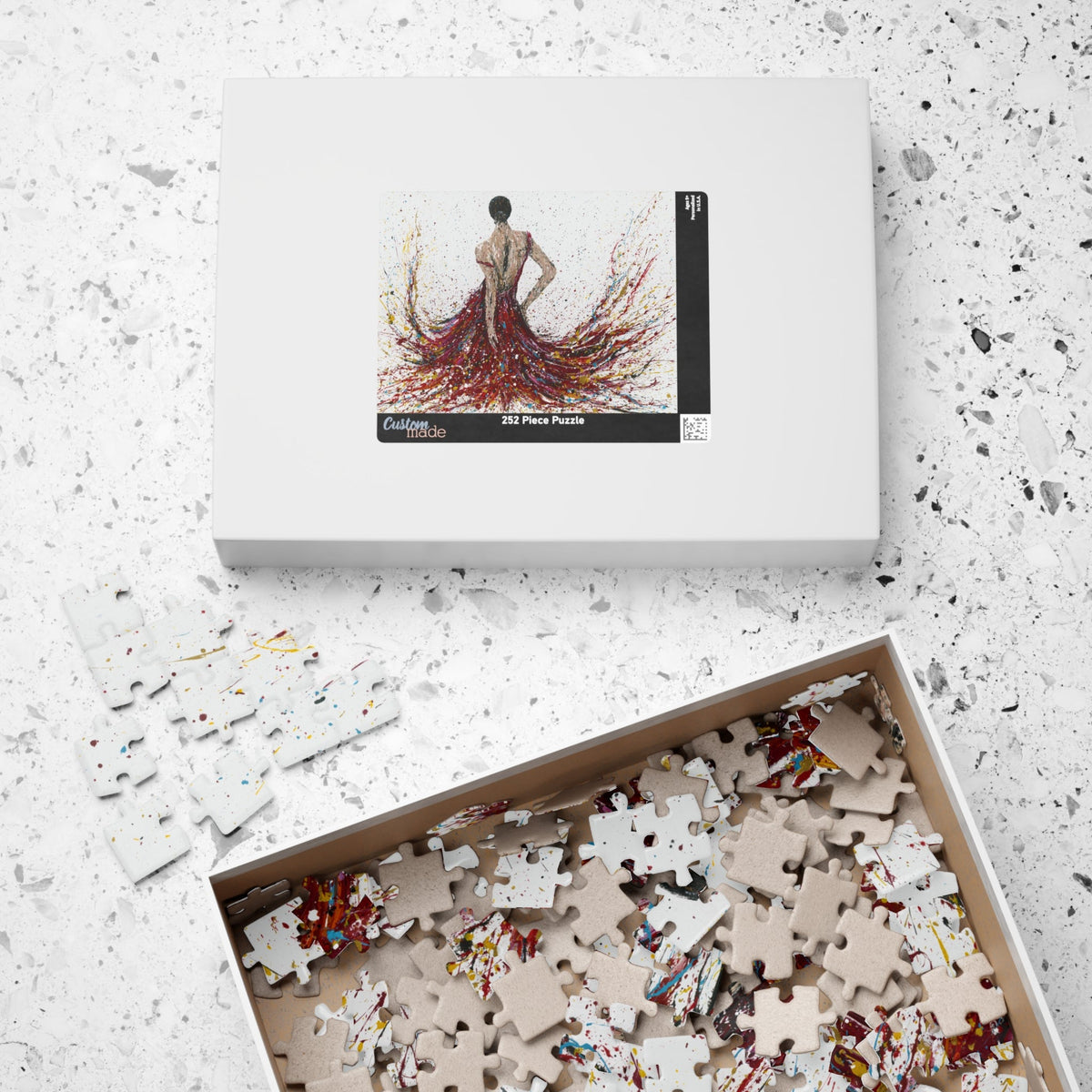 Puzzle - Fiery Elegance - Puzzle BY Albert Levi Art