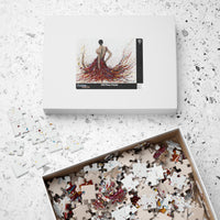 Puzzle - Fiery Elegance - Puzzle BY Albert Levi Art