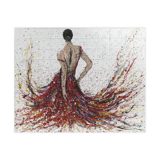 Puzzle - Fiery Elegance - Puzzle BY Albert Levi Art