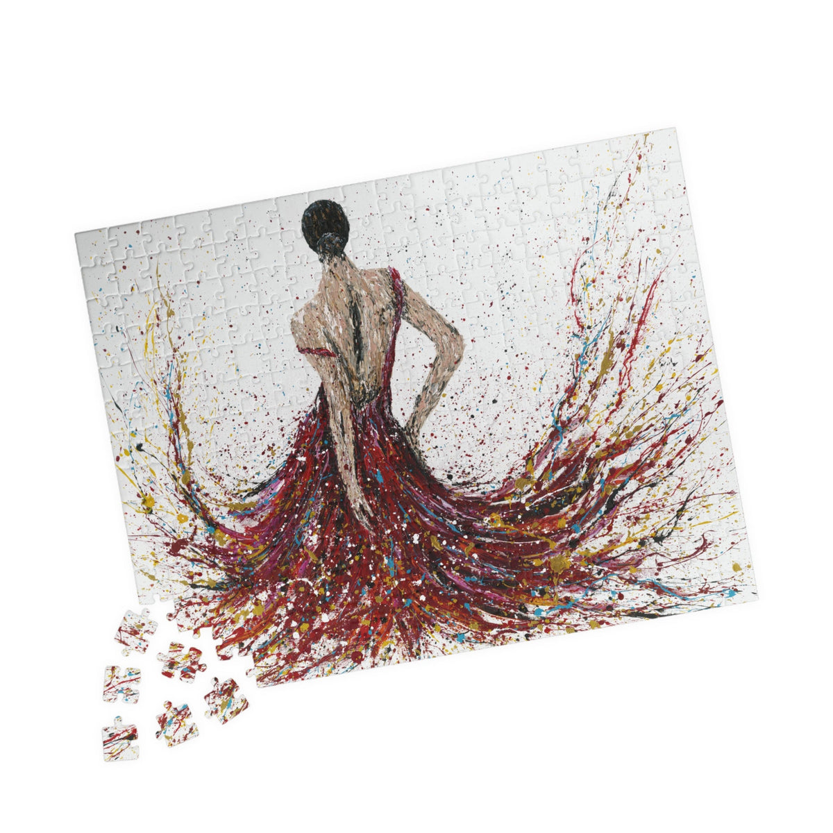 Puzzle - Fiery Elegance - Puzzle BY Albert Levi Art