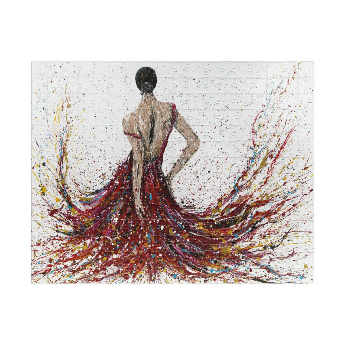 Puzzle - Fiery Elegance - Puzzle BY Albert Levi Art