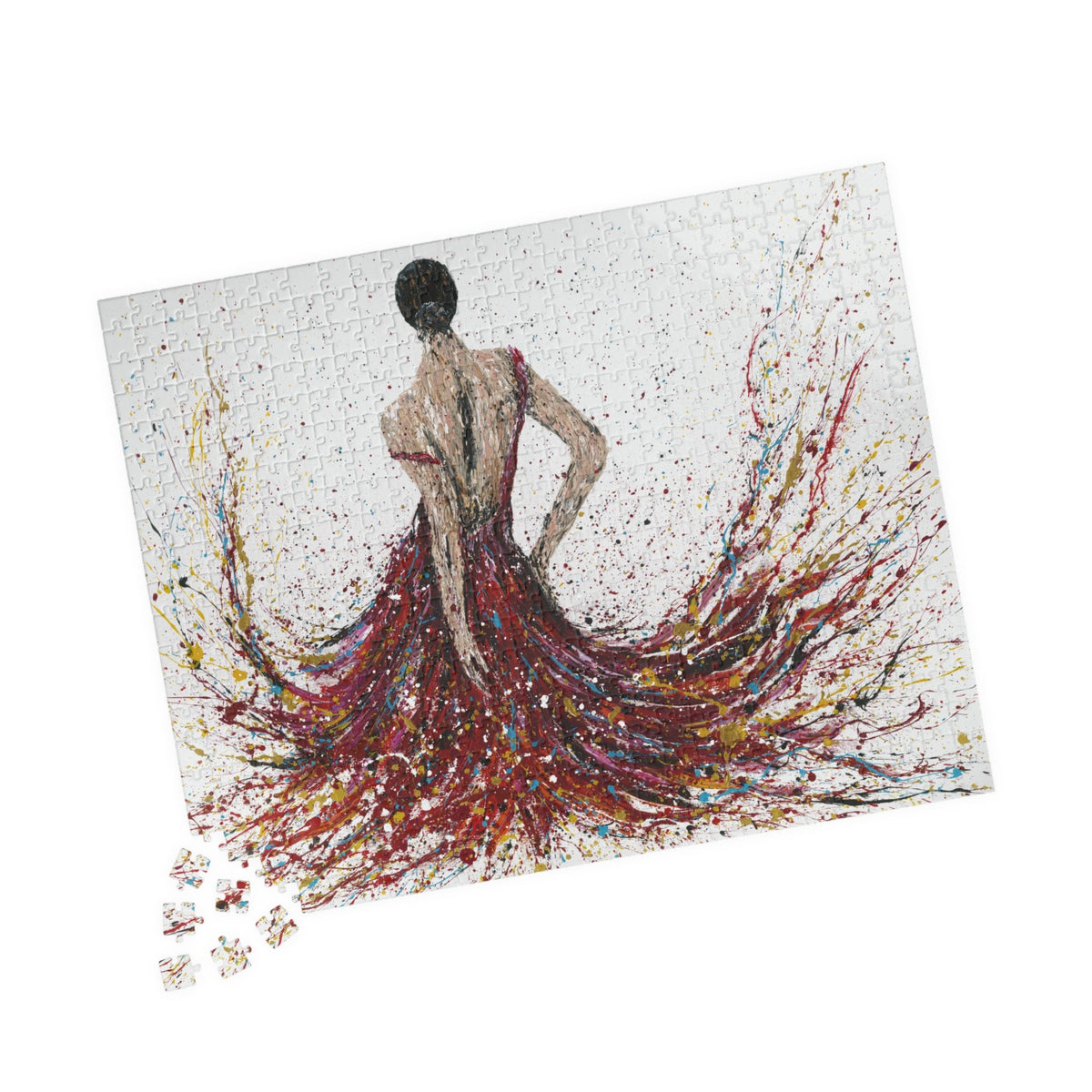 Puzzle - Fiery Elegance - Puzzle BY Albert Levi Art