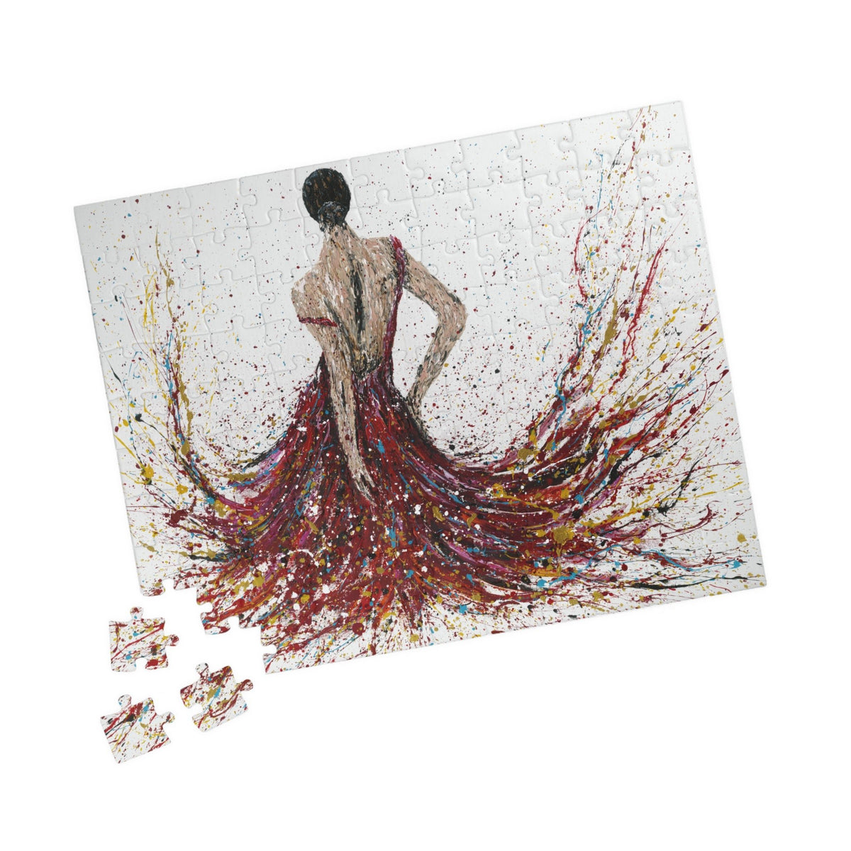 Puzzle - Fiery Elegance - Puzzle BY Albert Levi Art