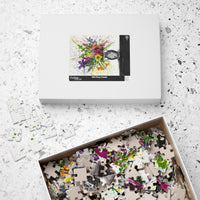 PUZZLE - FLOWERS - Puzzle BY Albert Levi Art