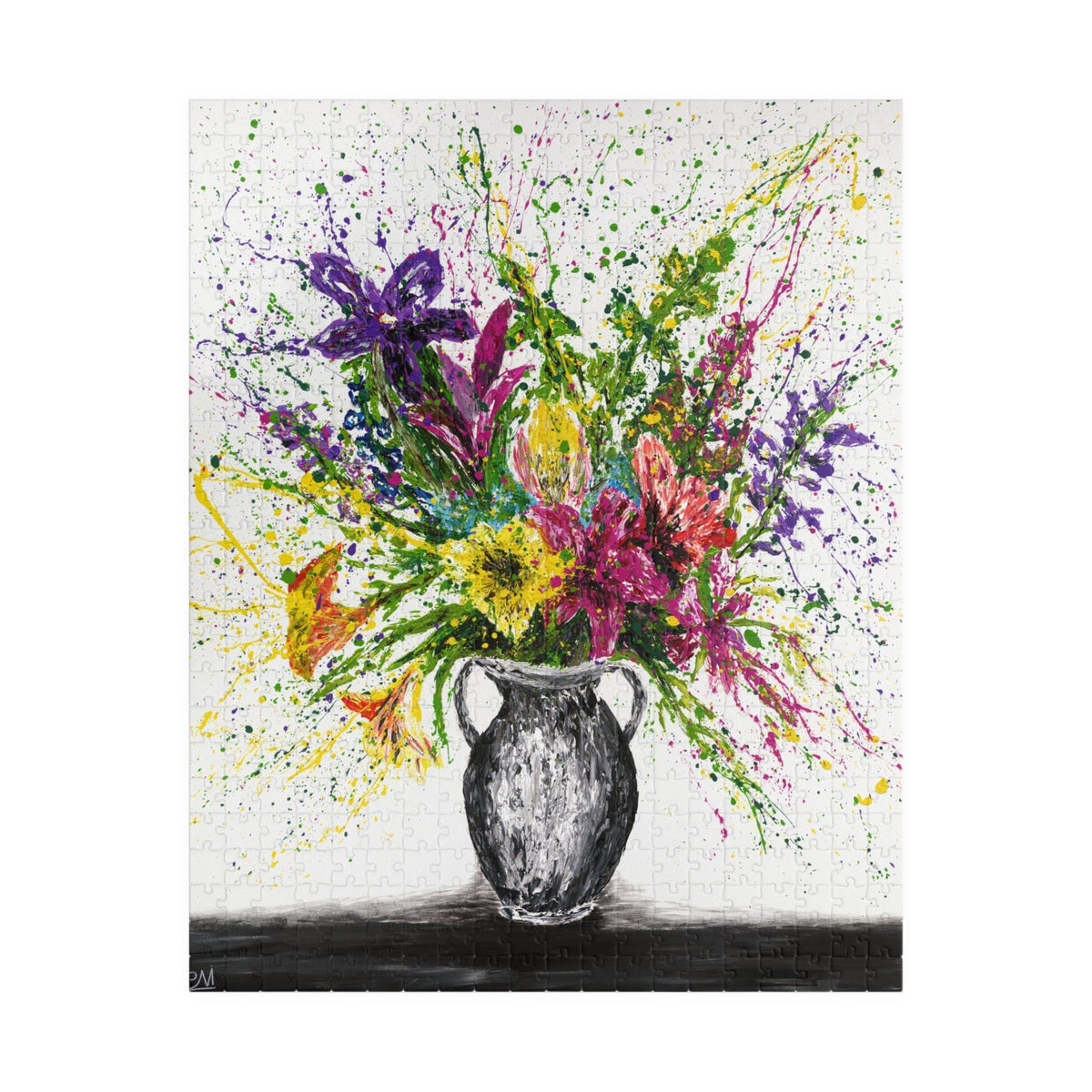 PUZZLE - FLOWERS - Puzzle BY Albert Levi Art