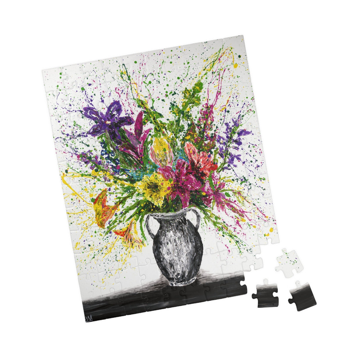 PUZZLE - FLOWERS - Puzzle BY Albert Levi Art