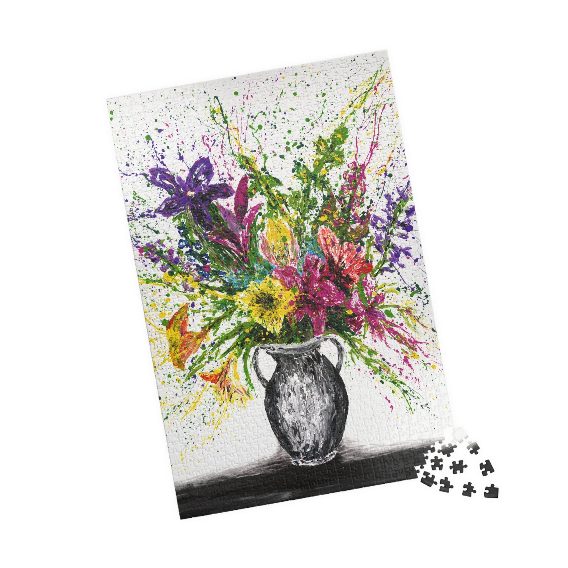 PUZZLE - FLOWERS - Puzzle BY Albert Levi Art