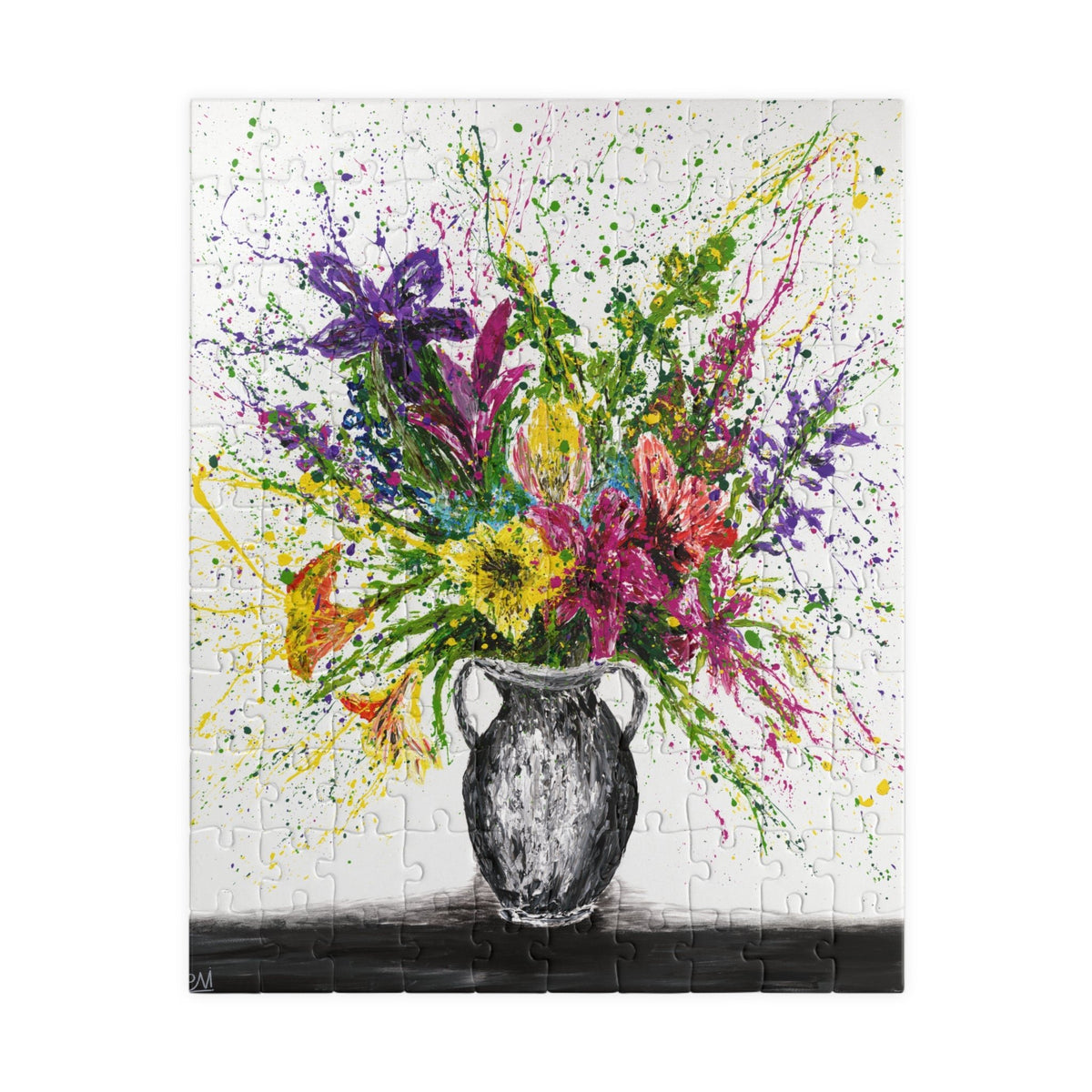 PUZZLE - FLOWERS - Puzzle BY Albert Levi Art